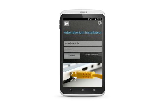 Smartphone App für Kommunikationstechniker