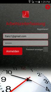 Business App für Arbeitszeiterfassung